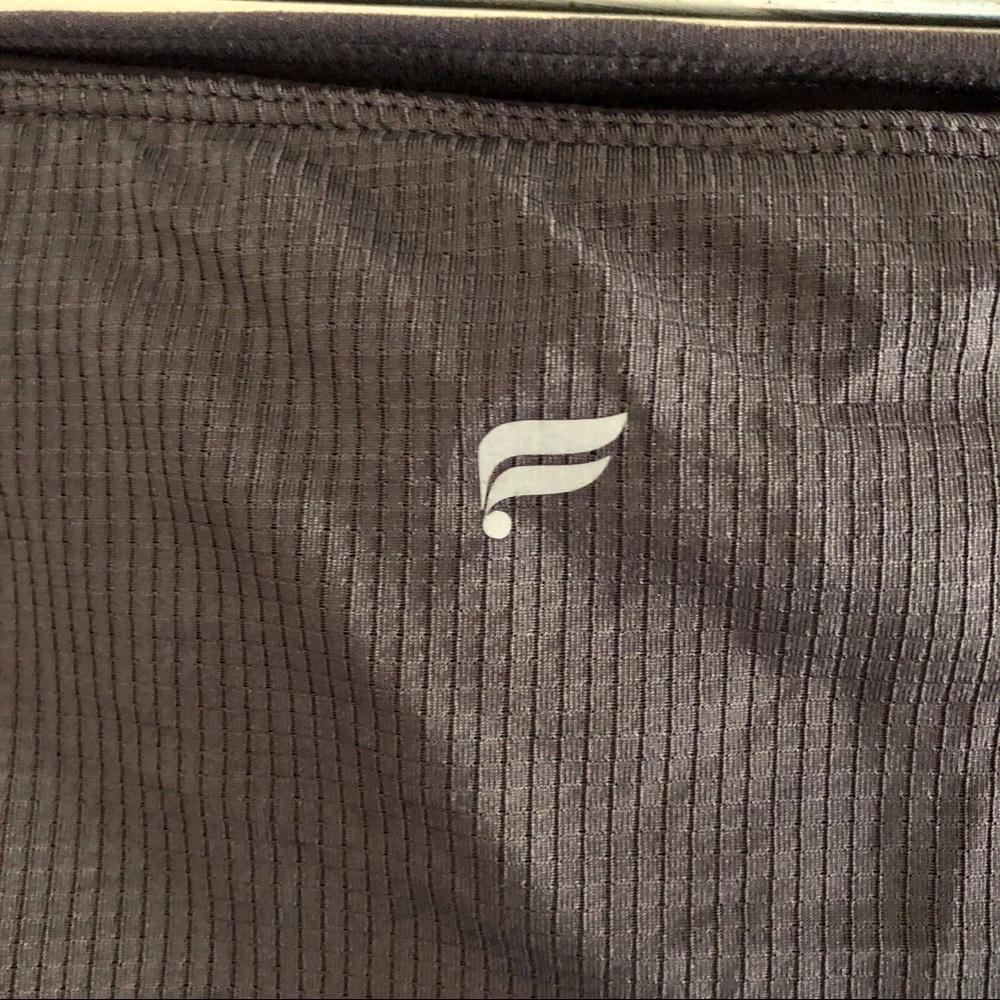 Fabletics Gray Fold Over Waistband Leggings - Picture 6 of 6